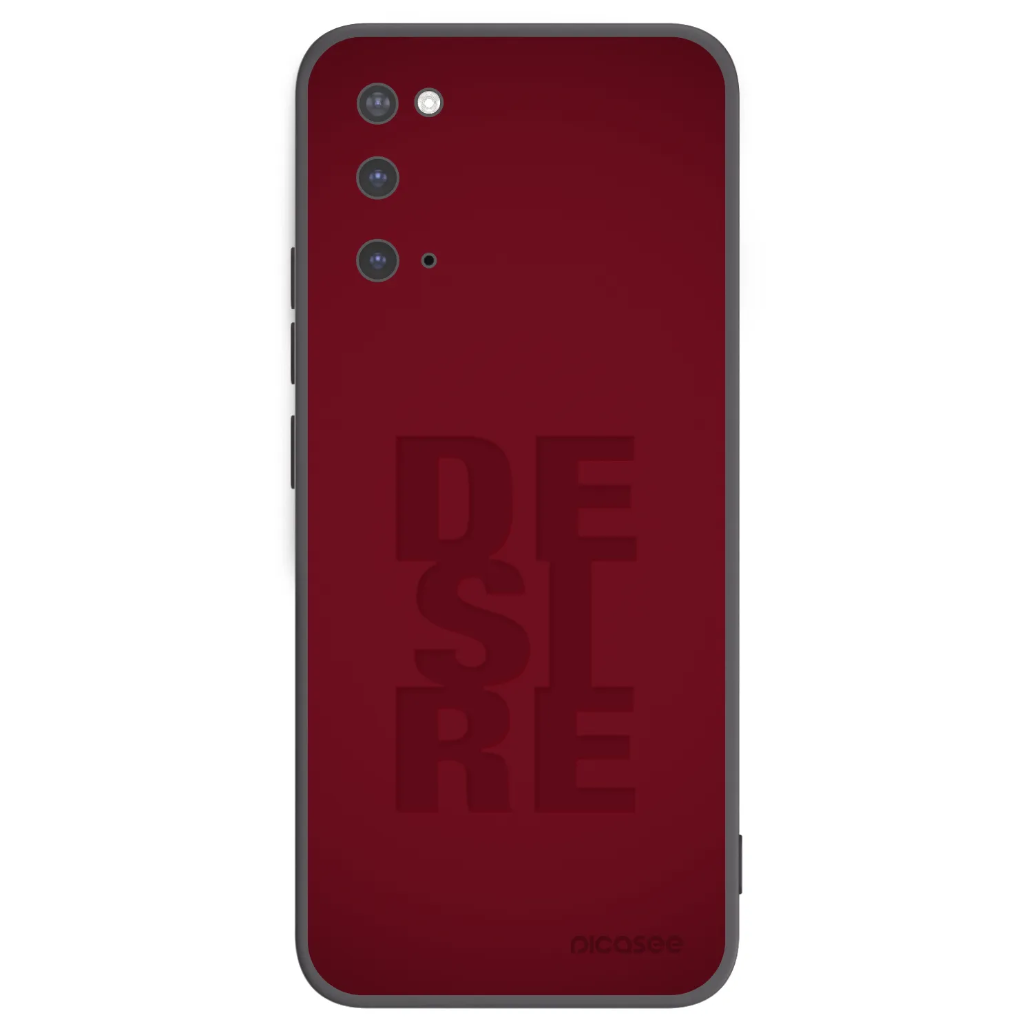 Picasee Μαύρη θήκη σιλικόνης για Samsung Galaxy S20 G980F - Desire