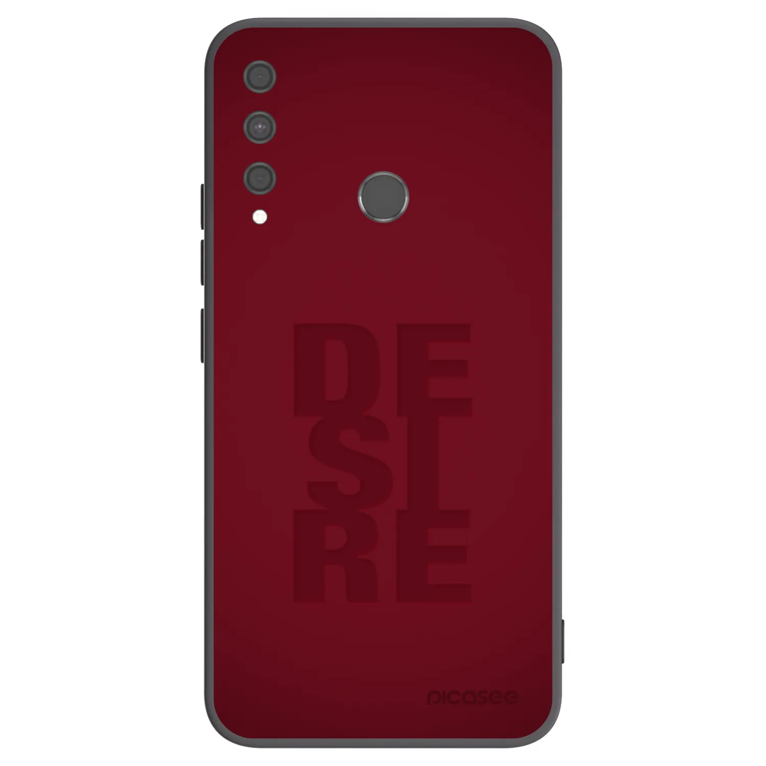 Picasee Μαύρη θήκη σιλικόνης για Huawei P40 Lite E - Desire