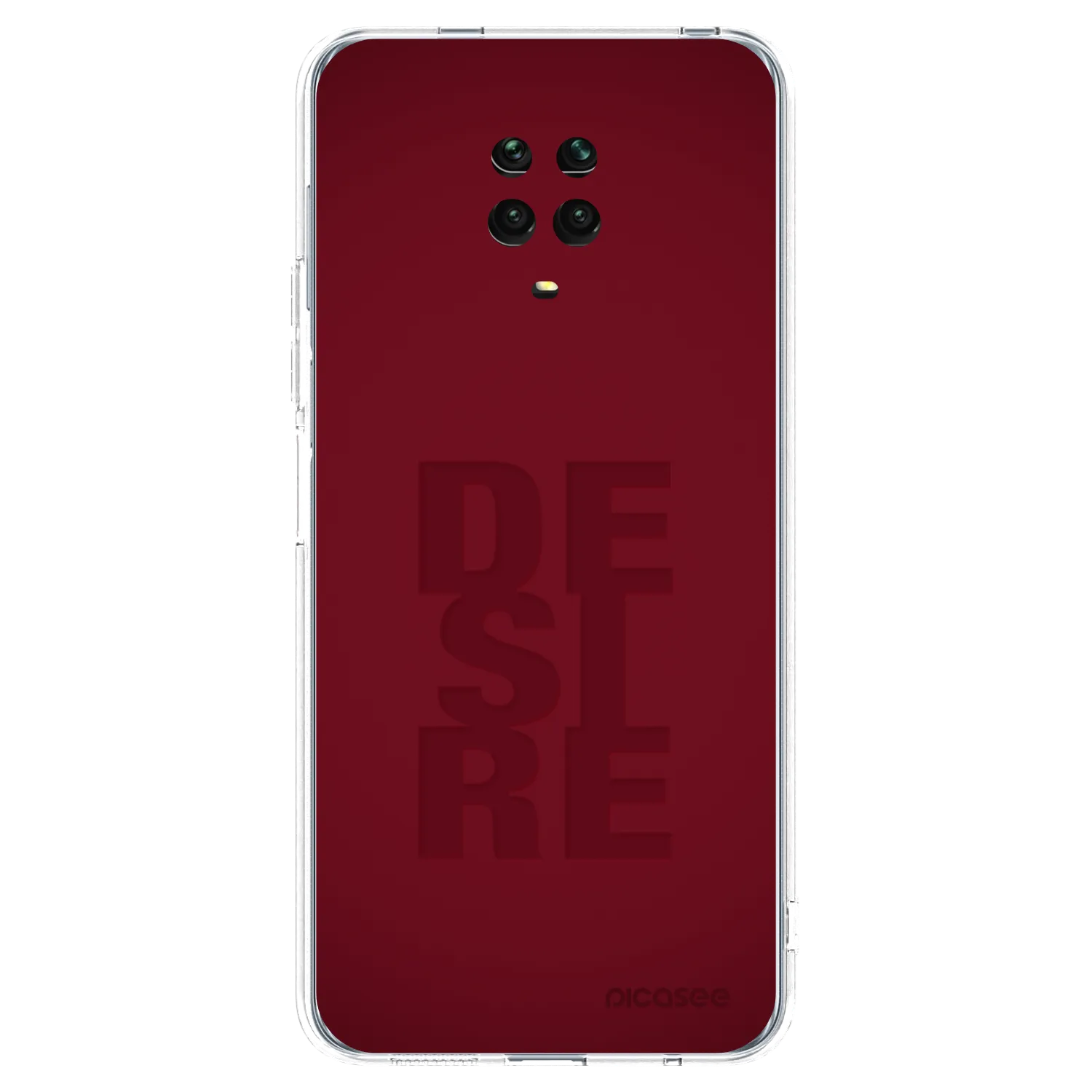 Picasee διαφανής θήκη σιλικόνης Xiaomi Redmi Note 9 Pro - Desire