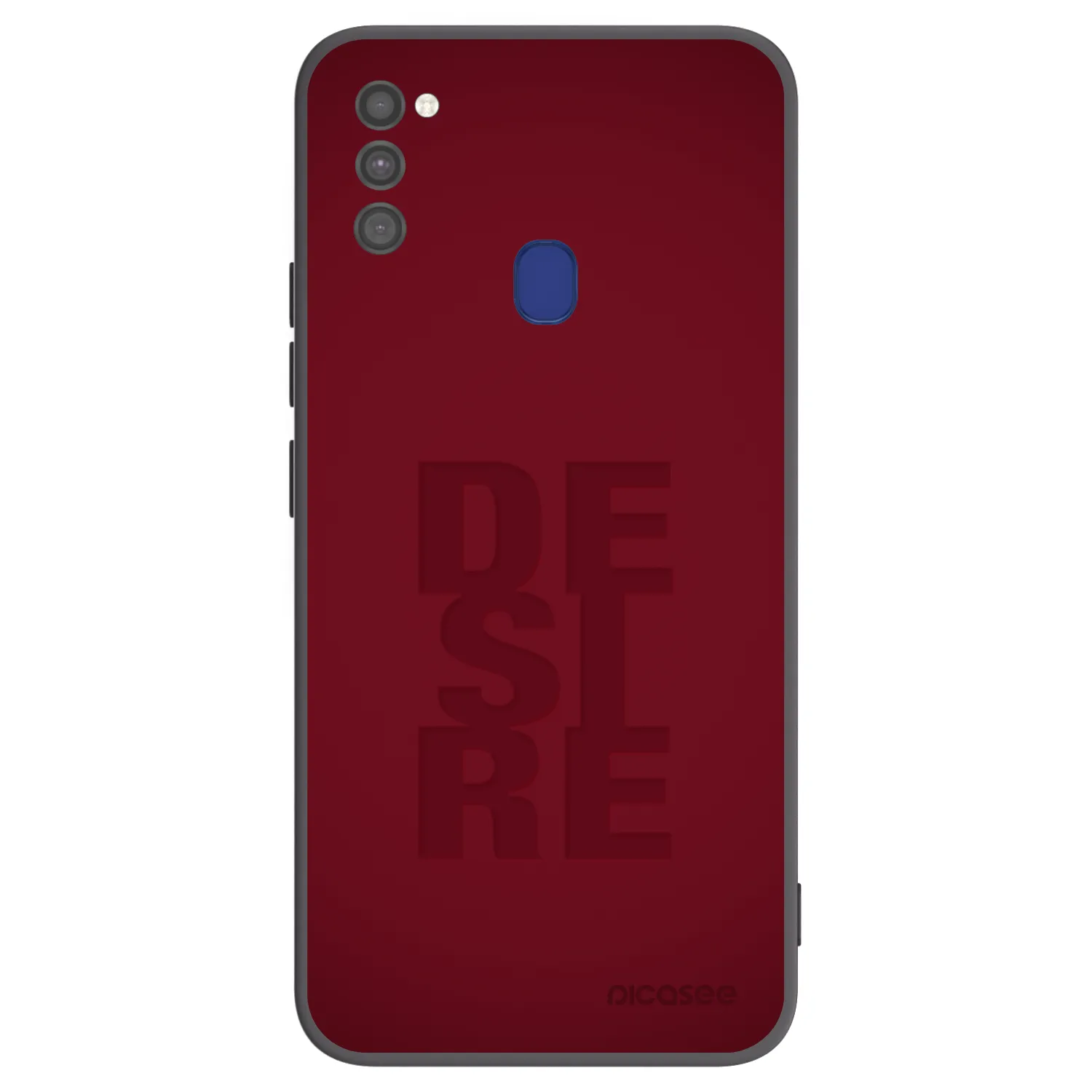 Picasee Μαύρη θήκη σιλικόνης για Samsung Galaxy M21 M215F - Desire