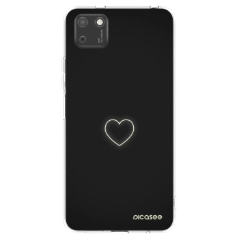 Picasee διαφανής θήκη σιλικόνης Huawei Y5P - Heart