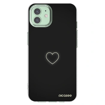 Picasee διαφανής θήκη σιλικόνης Apple iPhone 12 - Heart