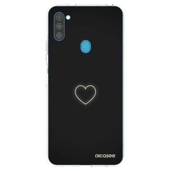 Picasee διαφανής θήκη σιλικόνης Samsung Galaxy M11 - Heart