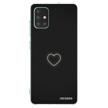 Picasee διαφανής θήκη σιλικόνης Samsung Galaxy M51 M515F - Heart