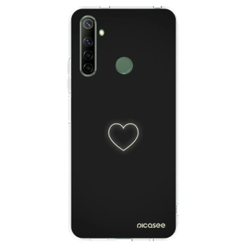 Picasee διαφανής θήκη σιλικόνης Realme 6i - Heart