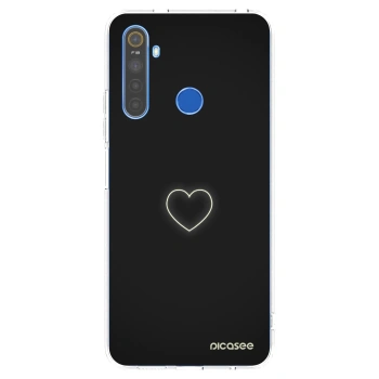 Picasee διαφανής θήκη σιλικόνης Realme 5 - Heart
