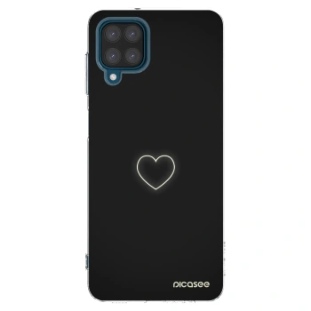 Picasee διαφανής θήκη σιλικόνης Samsung Galaxy A12 A125F - Heart