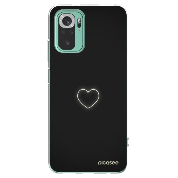 Picasee διαφανής θήκη σιλικόνης Xiaomi Redmi Note 10 Pro - Heart