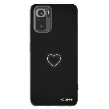 Picasee διαφανής θήκη σιλικόνης Xiaomi Redmi Note 10S - Heart
