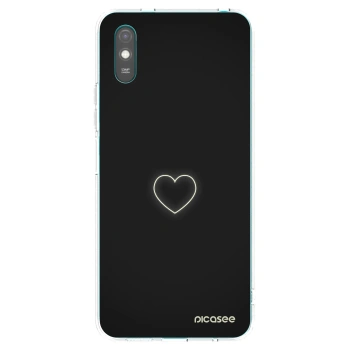 Picasee διαφανής θήκη σιλικόνης Xiaomi Redmi 9AT - Heart