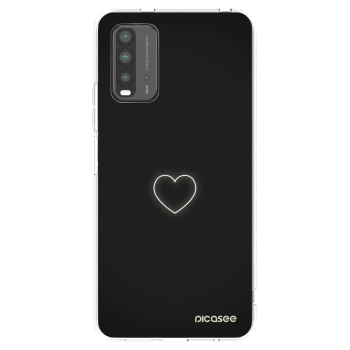 Picasee διαφανής θήκη σιλικόνης Xiaomi Redmi 9T - Heart