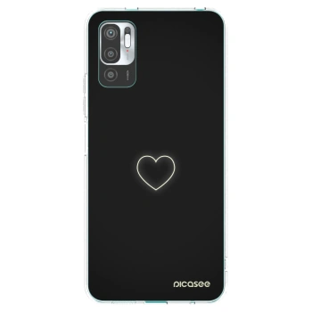 Picasee διαφανής θήκη σιλικόνης Xiaomi Redmi Note 10 5G - Heart