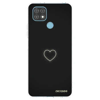 Picasee διαφανής θήκη σιλικόνης Realme C21 - Heart