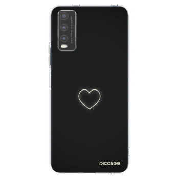 Picasee διαφανής θήκη σιλικόνης Vivo Y20s - Heart