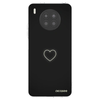 Picasee διαφανής θήκη σιλικόνης Huawei Nova 8i - Heart