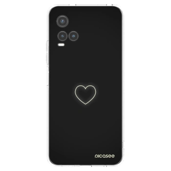 Picasee διαφανής θήκη σιλικόνης Vivo Y33s - Heart