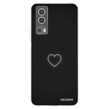 Picasee διαφανής θήκη σιλικόνης Vivo Y72 5G - Heart