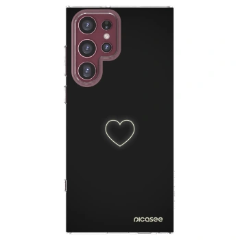 Picasee διαφανής θήκη σιλικόνης Samsung Galaxy S22 Ultra 5G - Heart