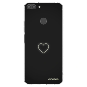 Picasee διαφανής θήκη σιλικόνης Huawei P Smart - Heart