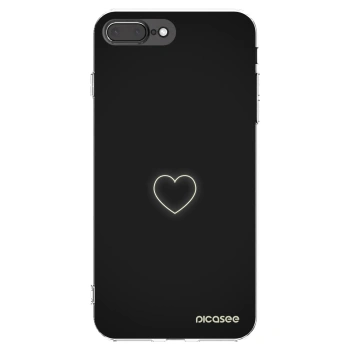 Picasee διαφανής θήκη σιλικόνης Apple iPhone 8 Plus - Heart