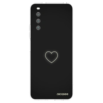 Picasee διαφανής θήκη σιλικόνης Sony Xperia 10 IV 5G - Heart