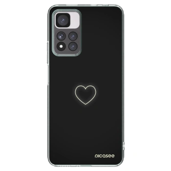 Picasee διαφανής θήκη σιλικόνης Xiaomi Redmi Note 11 Pro+ 5G - Heart