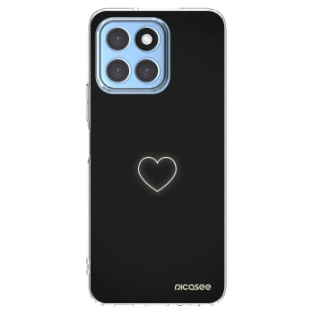 Picasee διαφανής θήκη σιλικόνης Honor X8 5G - Heart