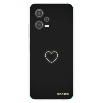 Picasee διαφανής θήκη σιλικόνης Xiaomi Poco X5 - Heart