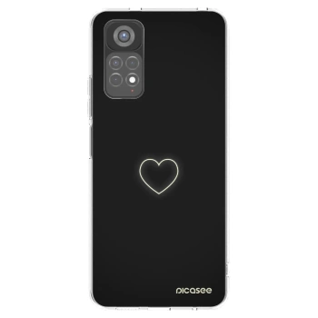 Picasee διαφανής θήκη σιλικόνης Xiaomi Redmi Note 11S 5G - Heart