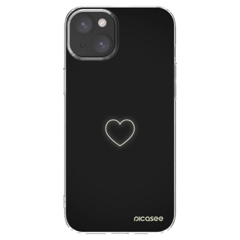 Picasee διαφανής θήκη σιλικόνης Apple iPhone 15 Plus - Heart