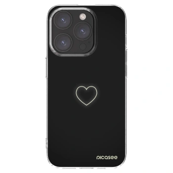Picasee διαφανής θήκη σιλικόνης Apple iPhone 15 Pro - Heart