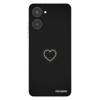 Picasee διαφανής θήκη σιλικόνης Realme 10 4G - Heart