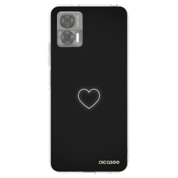 Picasee διαφανής θήκη σιλικόνης Motorola Edge 30 Neo - Heart