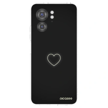 Picasee διαφανής θήκη σιλικόνης Motorola Edge 40 - Heart