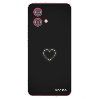 Picasee διαφανής θήκη σιλικόνης Motorola Moto G84 5G - Heart