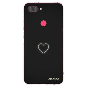 Picasee διαφανής θήκη σιλικόνης Xiaomi Mi 8 Lite - Heart