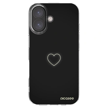 Picasee διαφανής θήκη σιλικόνης Apple iPhone 16 - Heart