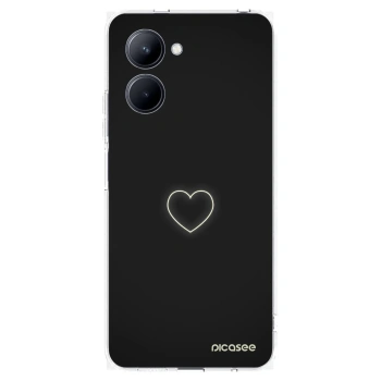Picasee διαφανής θήκη σιλικόνης Realme C33 (2023) - Heart