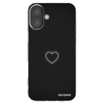 Picasee διαφανής θήκη σιλικόνης Apple iPhone 16 Plus - Heart