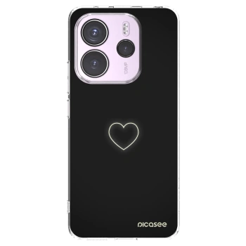 Picasee διαφανής θήκη σιλικόνης Xiaomi Redmi Note 14 4G - Heart