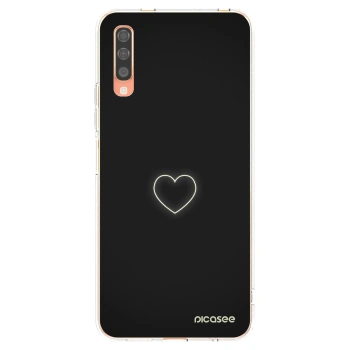 Picasee διαφανής θήκη σιλικόνης Samsung Galaxy A70 A705F - Heart