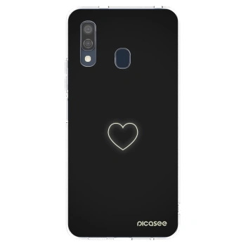 Picasee διαφανής θήκη σιλικόνης Samsung Galaxy A40 A405F - Heart