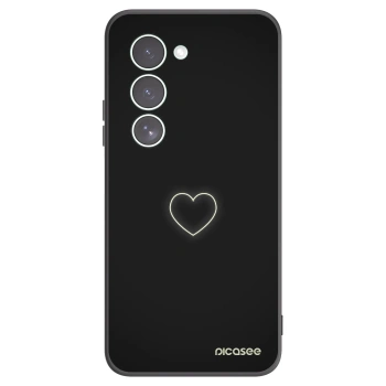 Picasee Μαύρη θήκη σιλικόνης για Xiaomi Redmi 15 5G - Heart