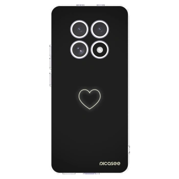 Picasee διαφανής θήκη σιλικόνης Xiaomi Redmi Note 15 4G - Heart