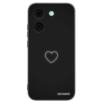 Picasee Μαύρη θήκη σιλικόνης για Xiaomi Poco X8 Pro - Heart