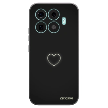 Picasee Μαύρη θήκη σιλικόνης για Xiaomi 17T - Heart