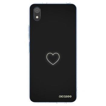 Picasee διαφανής θήκη σιλικόνης Xiaomi Redmi 7A - Heart