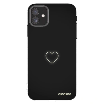 Picasee διαφανής θήκη σιλικόνης Apple iPhone 11 - Heart