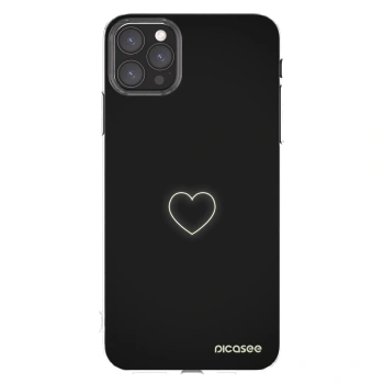 Picasee διαφανής θήκη σιλικόνης Apple iPhone 11 Pro Max - Heart