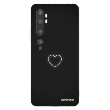 Picasee διαφανής θήκη σιλικόνης Xiaomi Mi Note 10 (Pro) - Heart